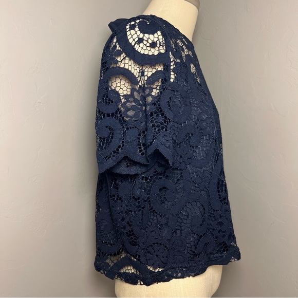 NWT Pretty Nanette Laporte  layered lace top Sz S - Picture 3 of 10